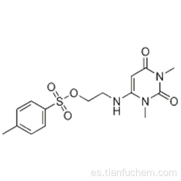 2,4 (1H, 3H) -Pirimidindiona, 1,3-dimetil-6 - [[2 - [[(4-metilfenil) sulfonil] oxi] etil] amino] - CAS 130634-04-7